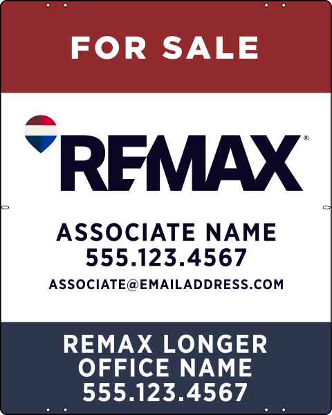 Associate Name Sign Panel, 30h x 24w, Steel